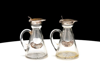 Lot 455 - A matched pair of George V antique sterling...