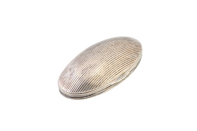 Lot 310 - A 19th century Dutch 833 standard silver snuff...