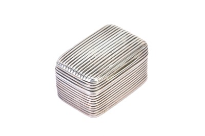 Lot 195 - A George III antique sterling silver nutmeg...