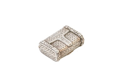 Lot 184 - A George IV antique sterling silver...