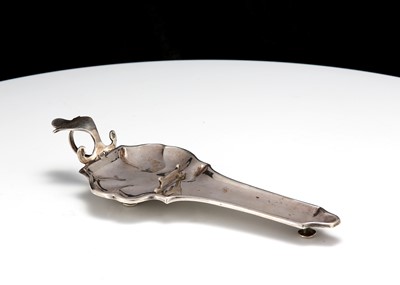 Lot 352 - An 18th century German silver snuffers tray,...