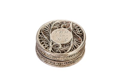 Lot 190 - A rare George III antique sterling silver...