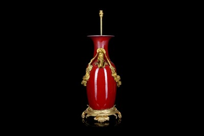 Lot 105 - A LARGE LATE 19TH CENTURY GILT BRONZE MOUNTED...