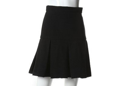 Lot 524 - Chanel black boucle skater skirt, Autumn 2007,...