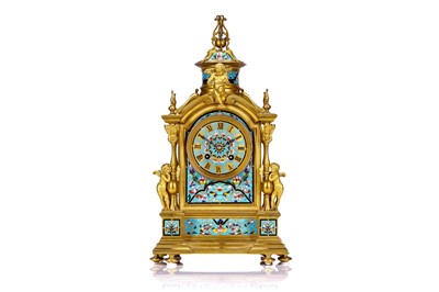 Lot 176 - A LATE 19TH CENTURY FRENCH GILT BRONZE AND...
