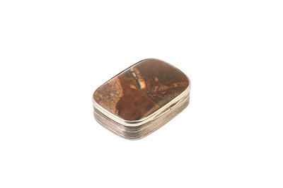Lot 193 - A George IV antique sterling silver and agate...