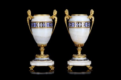 Lot 147 - A PAIR OF LATE 19TH CENTURY FRENCH GILT BRONZE,...