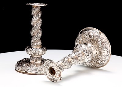 Lot 340 - A pair of mid-19th century Dutch 833 standard...