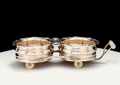 Lot 299 - A 19th century Old Sheffield Plate trolley...