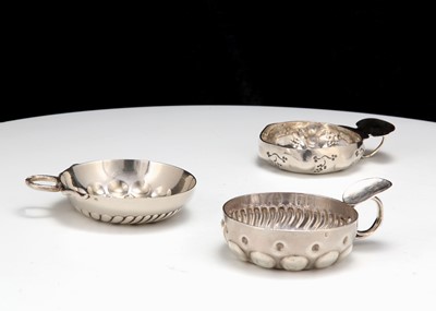 Lot 330 - A 19th century French 950 standard silver wine...