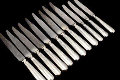 Lot 324 - A set of 19th century French flatware...