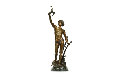 Lot 93 - EDOUARD DROUOT (FRENCH, 1859-1945): A BRONZE...