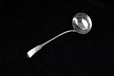 Lot 286a - A George III antique sterling silver soup...