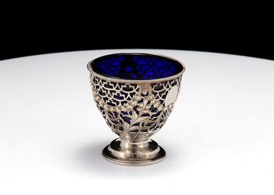 Lot 360 - A George III antique sterling silver sugar...