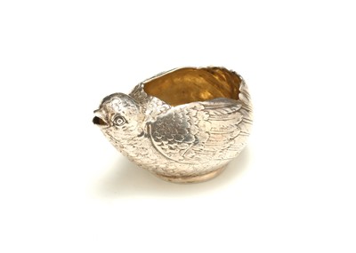 Lot 135a - An Edwardian novelty antique sterling silver...