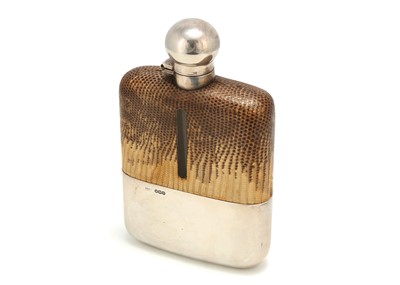 Lot 137 - A George V antique sterling silver mounted...