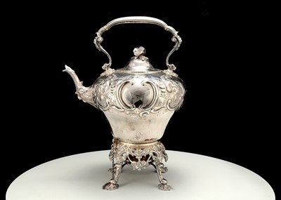 Lot 302 - A mid-19th century silver plated...