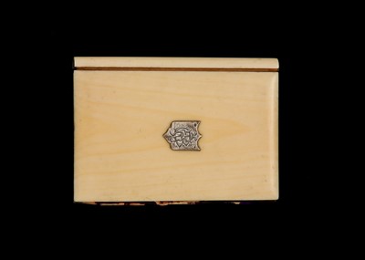 Lot 117 - A 19th century French ivory wallet, circa 1880,...