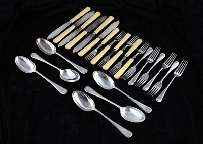 Lot 287a - A mixed group of antique sterling silver...