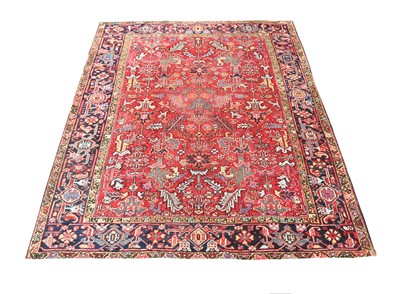 Lot 59 - A HERIZ CARPET, NORTH WEST PERSIA, EARLY 20th...
