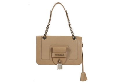 Lot 269 - Jimmy Choo nude leather Gwen shoulder bag,...