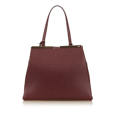 Lot 243 - Fendi burgundy Bordeaux leather 3Jours tote, c....