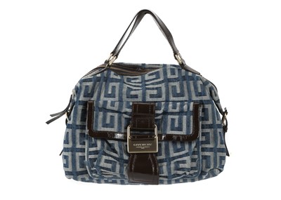 Lot 405 - Givenchy blue denim Logos handbag, 2000s,...