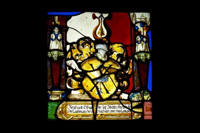 Lot 33 - 16TH CENTURY SWISS STAINED GLASS PANEL...