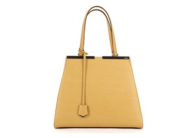 Lot 279 - Fendi yellow alchemy 3Jours handbag, c.2014,...