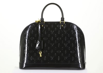 Lot 413 - Louis Vuitton Bleu Infini Vernis Alma GM,...