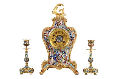 Lot 175 - A LATE 19TH CENTURY FRENCH GILT BRONZE AND...