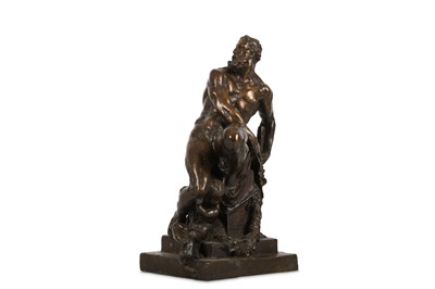 Lot 79 - A 16TH CENTURY STYLE BRONZE FIGURE OF HERCULES...