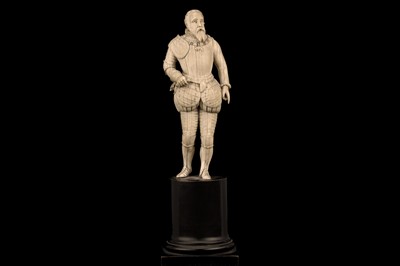 Lot 60 - A 19TH CENTURY FRENCH (DIEPPE) CARVED IVORY...