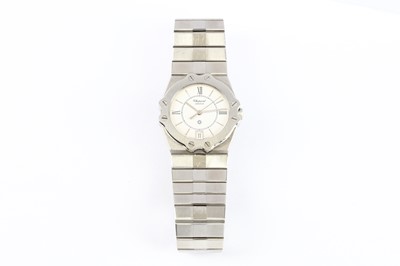 Lot 68 - CHOPARD. A LADIES STAINLESS STEEL QUARTZ...