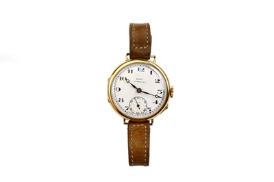 Lot 70 - MAPPIN. AN EARLY 20TH CENTURY 18K GOLD MANUAL...