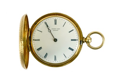 Lot 82 - HENRY CAPT. A 19TH CENTURY 18K GOLD FULL...