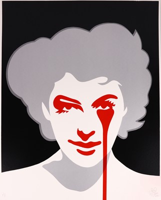 Lot 8 - Pure Evil (British, b.1968), 'Ava Gardner aka Frank Sinatra's Nightmare (Silver)'