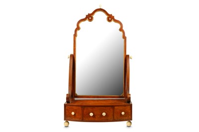 Lot 165 - A LARGE 19TH CENTURY MAHOGANY, BOXWOOD STRUNG...