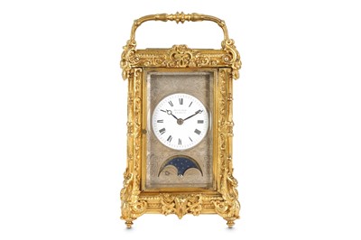 Lot 246 - A FINE LATE 19TH CENTURY SWISS GILT BRASS...