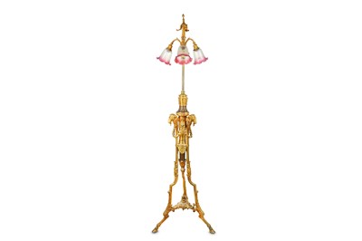 Lot 133 - A THIRD QUARTER 19TH CENTURY FRENCH GILT AND...