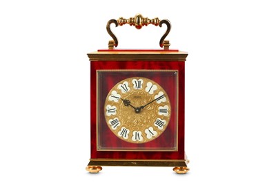 Lot 242 - A 1960'S SWISS IMHOF POLISHED BRASS AND FAUX...