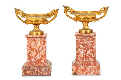 Lot 79 - A PAIR OF LATE 19TH CENTURY FRENCH GILT BRONZE...