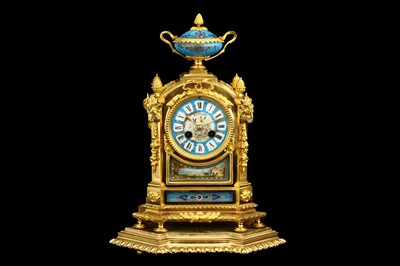 Lot 176 - A LATE 19TH CENTURY FRENCH GILT BRONZE AND...