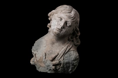 Lot 11 - A 17TH CENTURY ITALIAN TERRACOTTA BUST OF AN...