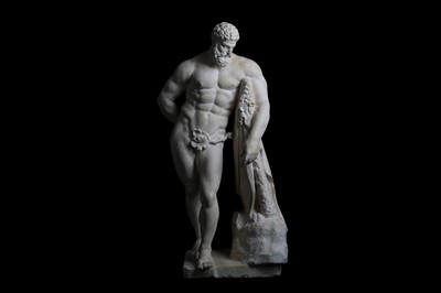 Lot 8 - AN 18TH CENTURY CARVED LIMESTONE FIGURE OF THE...