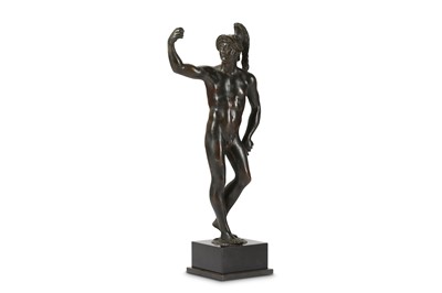 Lot 91 - A FIRST HALF 17TH CENTURY BRONZE FIGURE OF...