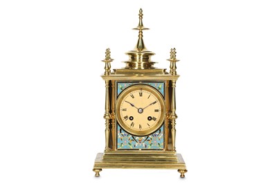 Lot 282 - AN EARLY 20TH CENTURY FRENCH LACQUERED BRASS...