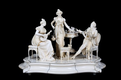 Lot 16 - A LARGE LATE 19TH CENTURY GERMAN / AUSTRIAN...