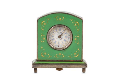 Lot 221 - AN EARLY 20TH CENTURY SWISS SILVERED METAL AND...