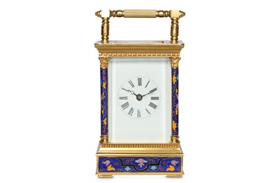 Lot 224 - A LATE 20TH CENTURY GILT BRASS AND CLOISONNE...